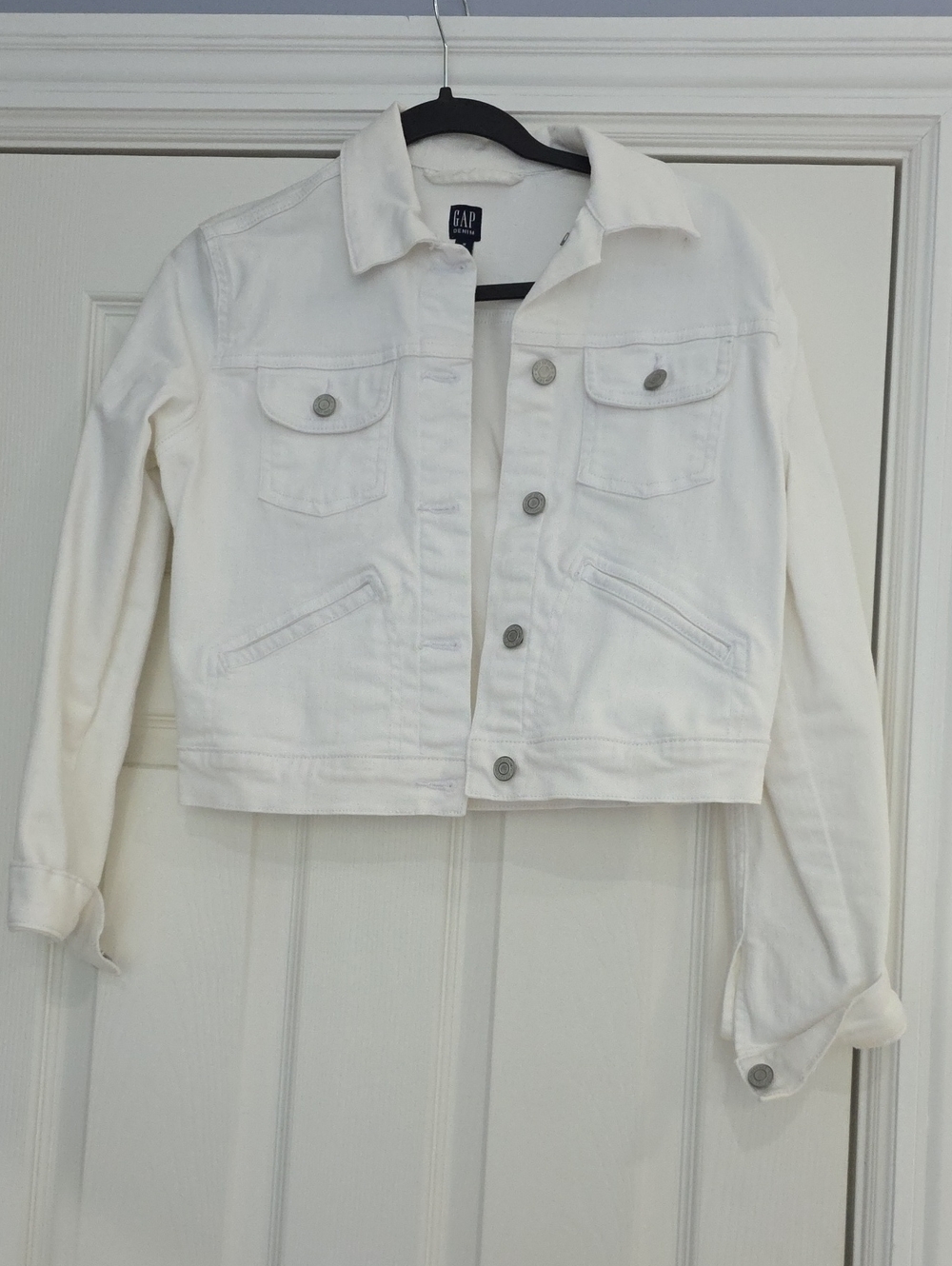 GAP Women's Off-White Denim Jacket